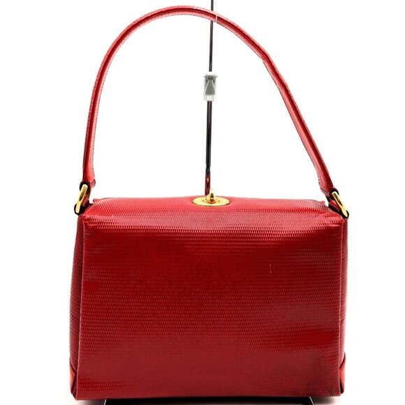 GUCCI Red Leather Bag - Picture 6 of 13